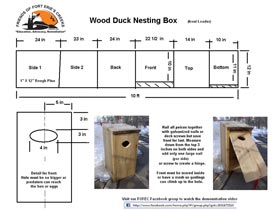 Duck House Plans on Wood Duck Nesting Box Sale